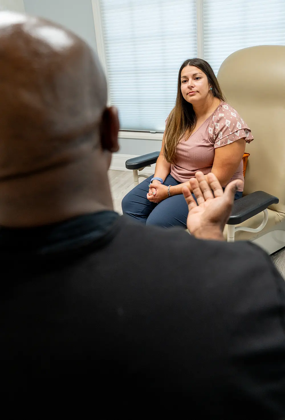 woman consulting with her doctor